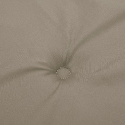 Liegestuhl-Auflage Taupe (75+105)x50x4 cm