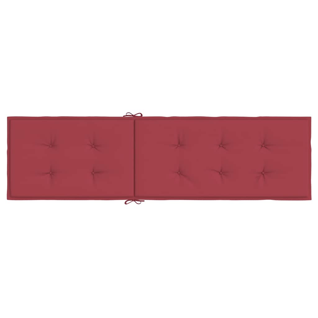 Liegestuhl-Auflage Weinrot (75+105)x50x4 cm