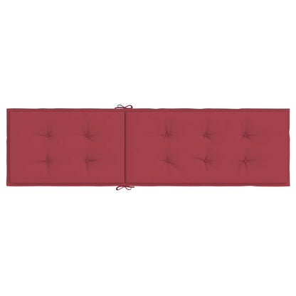 Liegestuhl-Auflage Weinrot (75+105)x50x4 cm