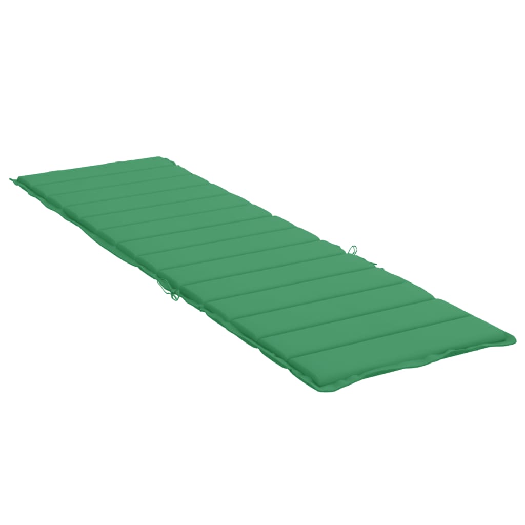 Sonnenliegen-Auflage Grün 200x50x3 cm Oxford-Gewebe