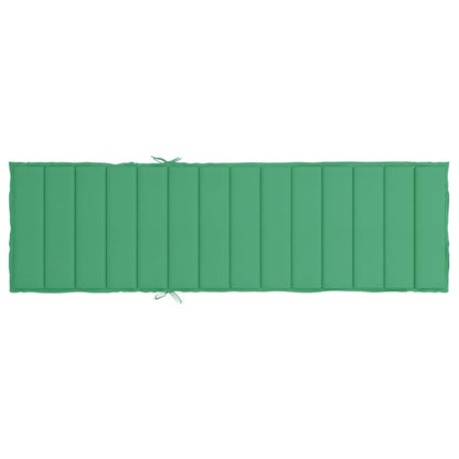 Sonnenliegen-Auflage Grün 200x50x3 cm Oxford-Gewebe