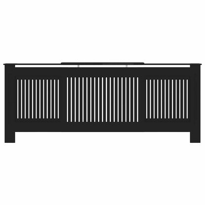 MDF Heizkörperverkleidung Schwarz 205 cm