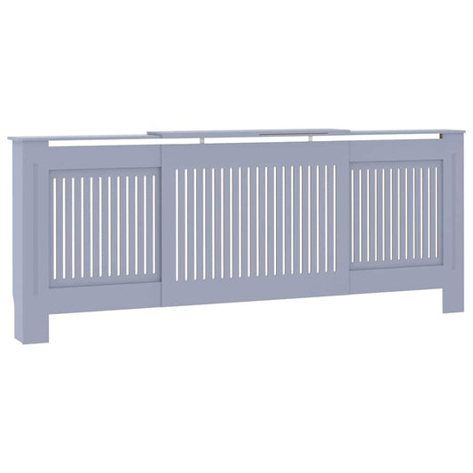 MDF Heizkörperverkleidung Grau 205 cm