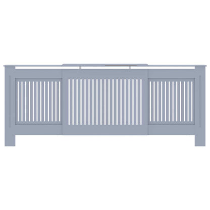 MDF Heizkörperverkleidung Grau 205 cm