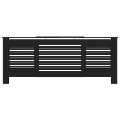 MDF Heizkörperverkleidung Schwarz 205 cm