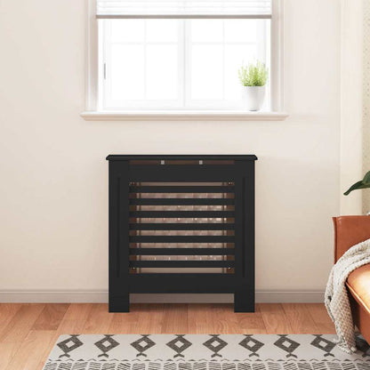 MDF Heizkörperverkleidung Schwarz 78 cm