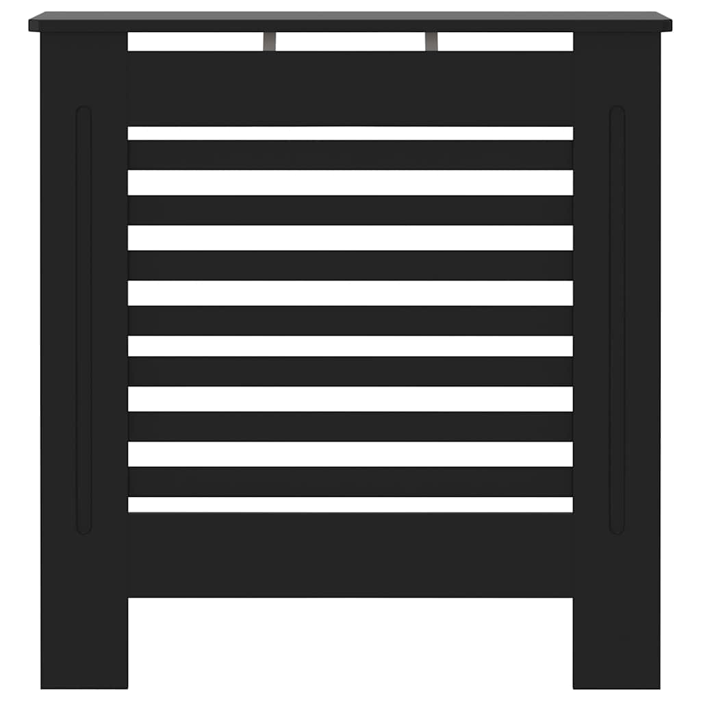MDF Heizkörperverkleidung Schwarz 78 cm