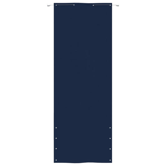 Balkon-Sichtschutz Blau 80x240 cm Oxford-Gewebe