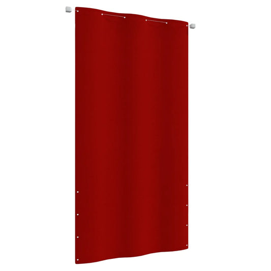 Balkon-Sichtschutz Rot 120x240 cm Oxford-Gewebe