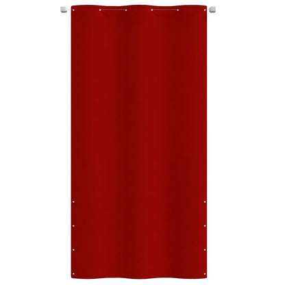 Balkon-Sichtschutz Rot 120x240 cm Oxford-Gewebe