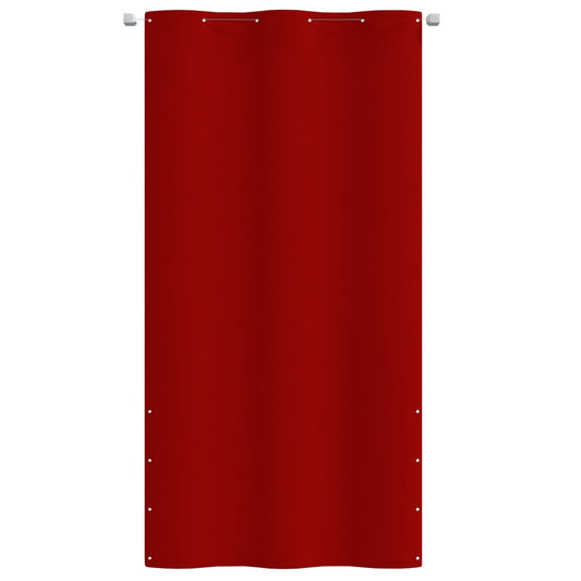 Balkon-Sichtschutz Rot 120x240 cm Oxford-Gewebe