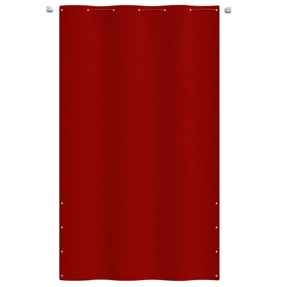 Balkon-Sichtschutz Rot 140x240 cm Oxford-Gewebe