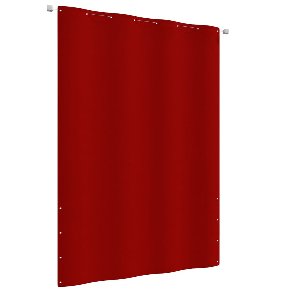Balkon-Sichtschutz Rot 160x240 cm Oxford-Gewebe