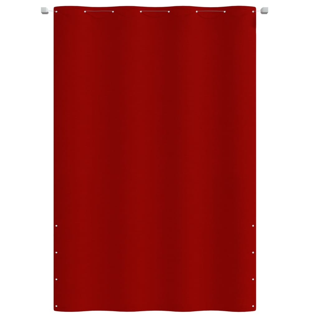 Balkon-Sichtschutz Rot 160x240 cm Oxford-Gewebe