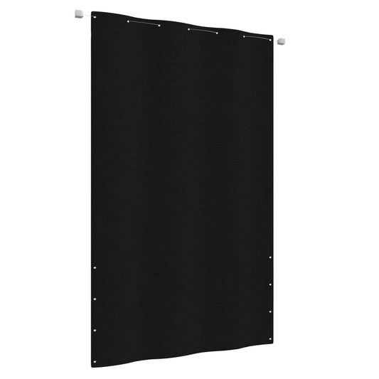 Balkon-Sichtschutz Schwarz 140x240 cm Oxford-Gewebe