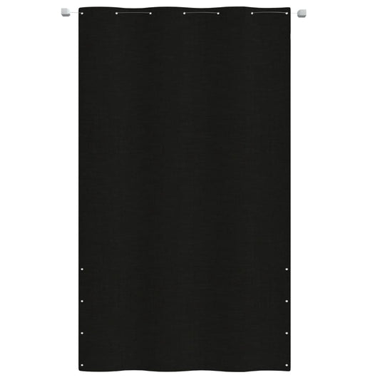 Balkon-Sichtschutz Schwarz 140x240 cm Oxford-Gewebe