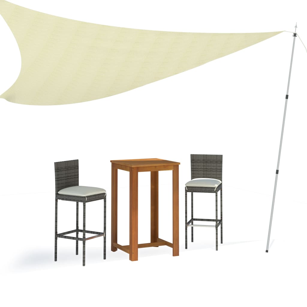 Teleskop presenningsstang 102-260 cm aluminium