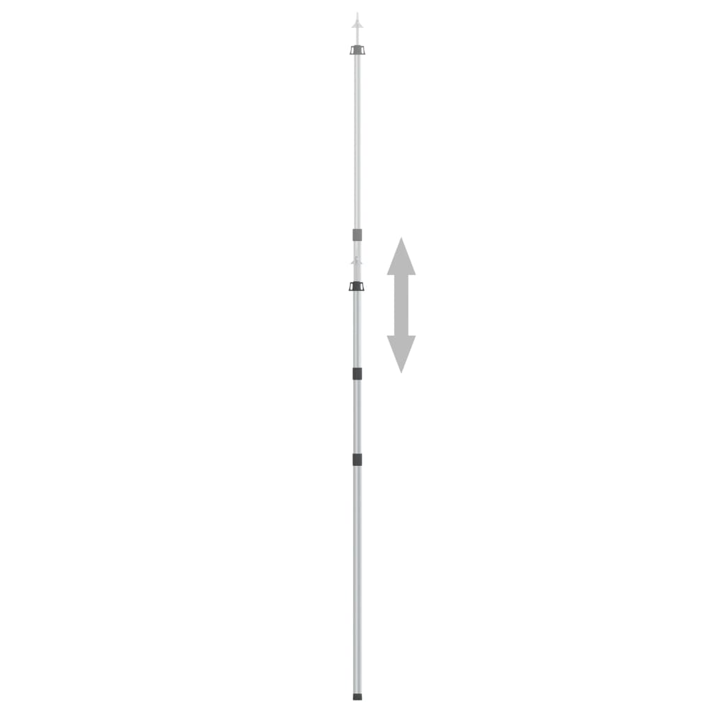 Teleskop presenningsstang 102-260 cm aluminium