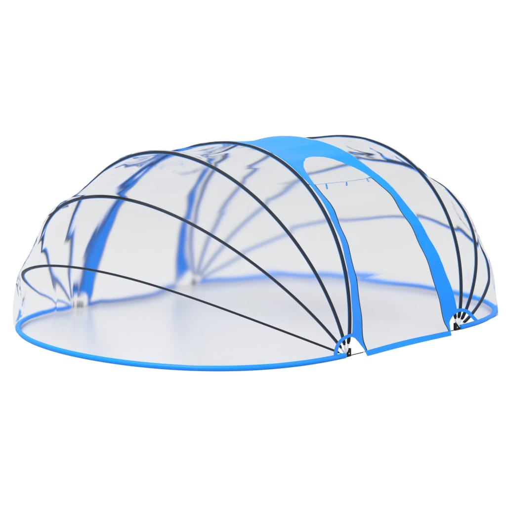 Pool-Kuppel Oval 530x410x210 cm