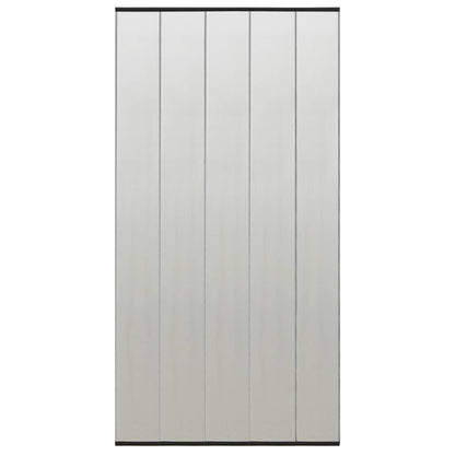 Insektenschutz für Türen Schwarz 100x220 cm Polyester