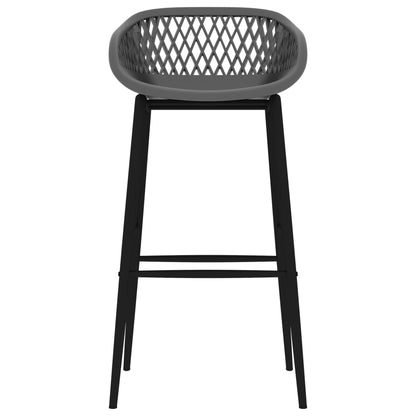 5-tlg. Bar-Set Schwarz und Grau