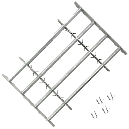 Fenstergitter Verstellbar für Fenster 2 Stk. 1000-1500 mm
