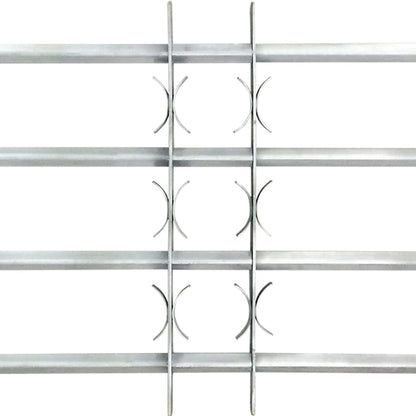 Fenstergitter Verstellbar für Fenster 2 Stk. 1000-1500 mm