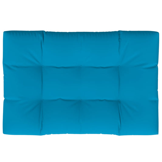 Palettenkissen Blau 120x80x12 cm Stoff