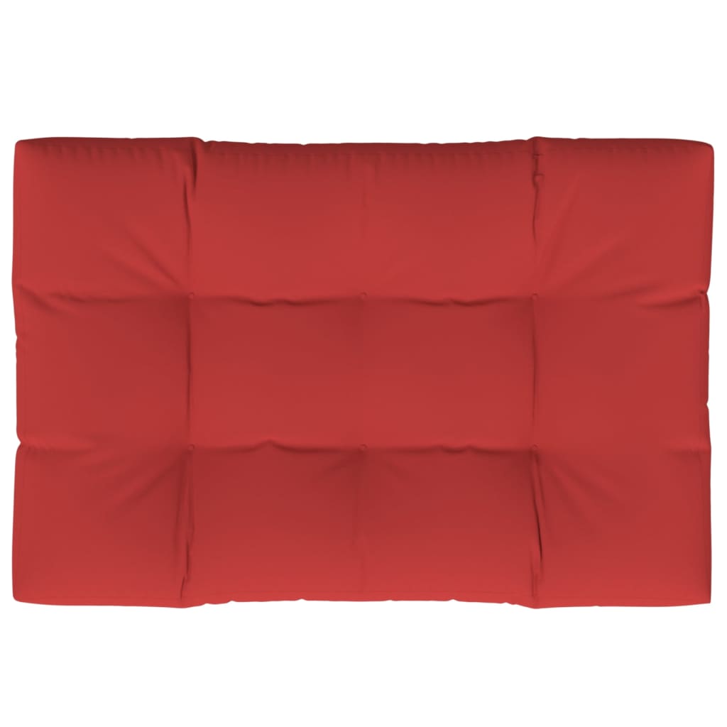Palettenkissen Rot 120x80x12 cm Stoff