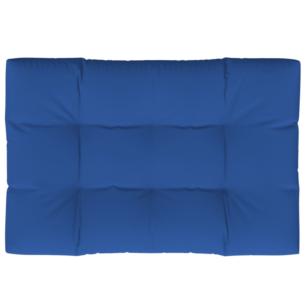 Palettenkissen Königsblau 120x80x12 cm Stoff