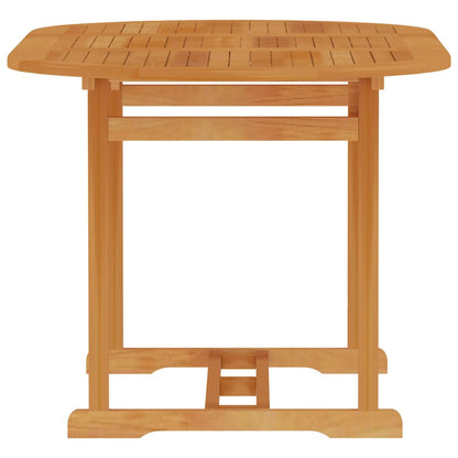 Havebord 150x90x75 cm massivt teaktræ