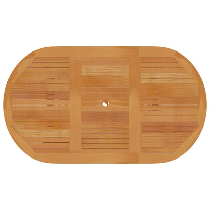 Havebord 150x90x75 cm massivt teaktræ