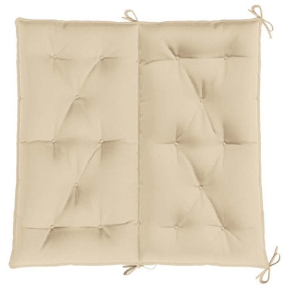 Gartenbank-Auflage Beige 100x(50+50)x7 cm Oxford-Gewebe