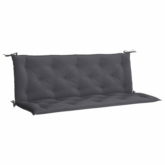 Gartenbank-Auflage Anthrazit 150x(50+50)x7 cm Oxford-Gewebe