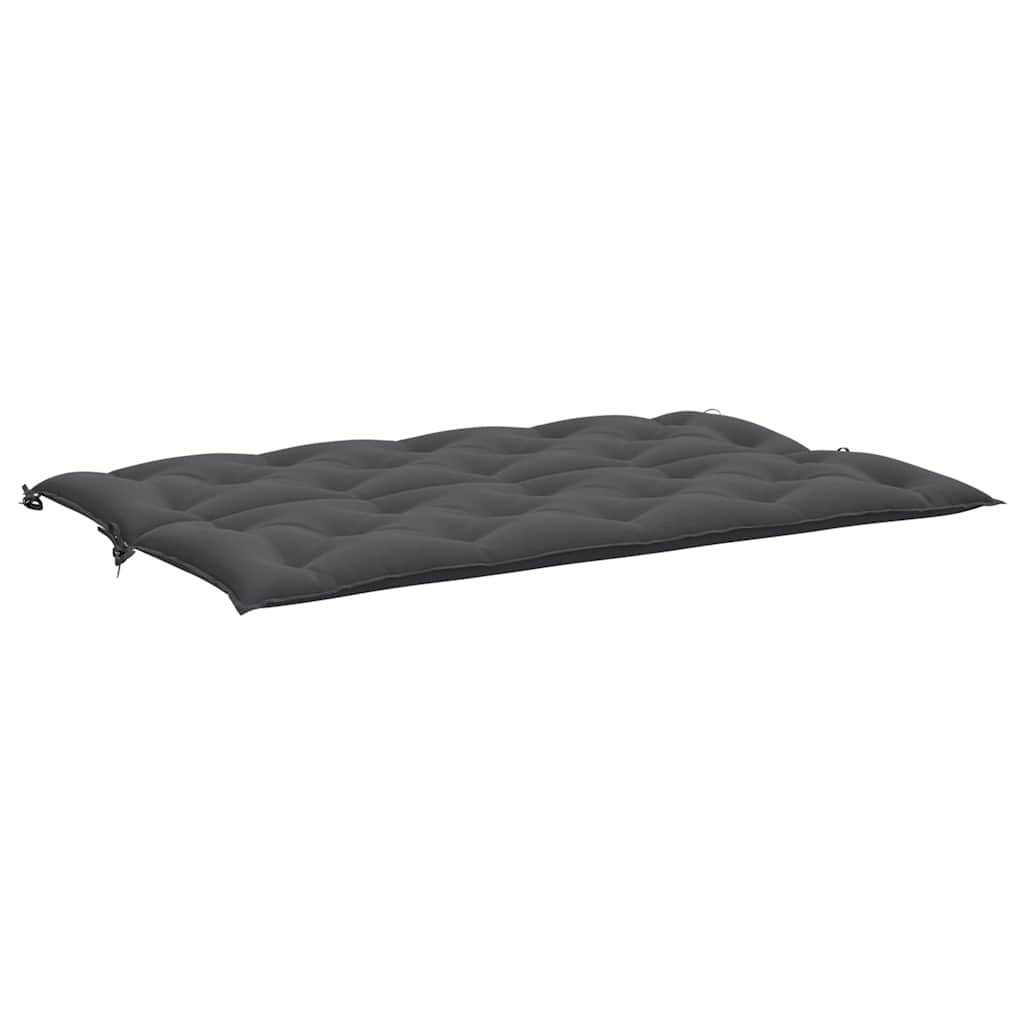 Gartenbank-Auflage Anthrazit 150x(50+50)x7 cm Oxford-Gewebe