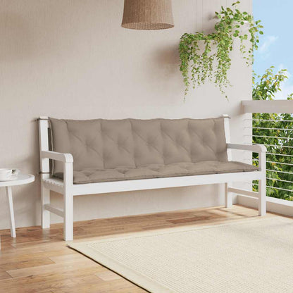 Gartenbank-Auflage Taupe 180x(50+50)x7 cm Oxford-Gewebe
