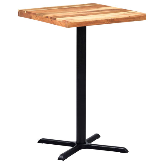Bistrotisch-Gestell Schwarz 76x76x107 cm Gusseisen