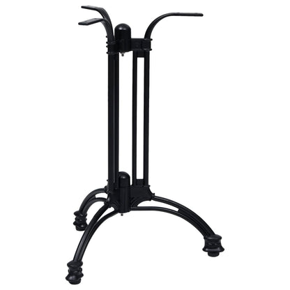 Bistrotisch-Gestell Schwarz Ø60x72 cm Aluminiumguss