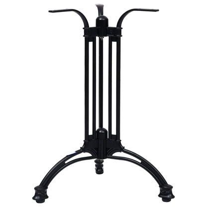 Bistrotisch-Gestell Schwarz Ø60x72 cm Aluminiumguss