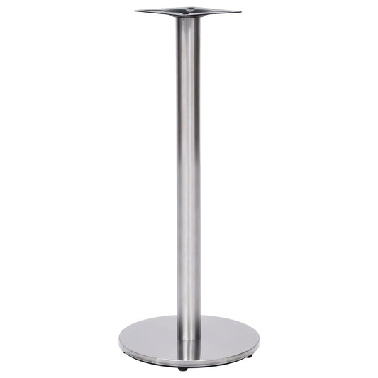 Bistrotisch-Gestell Silbern Ø45x107 cm Edelstahl