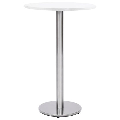 Bistrotisch-Gestell Silbern Ø45x107 cm Edelstahl