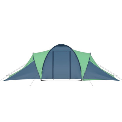 Campingzelt 6 Personen Blau und Grün