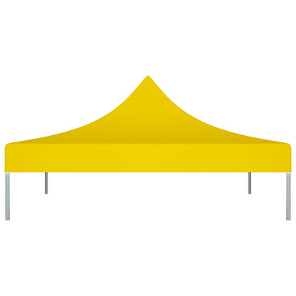 Partyzelt-Dach 3x3 m Gelb 270 g/m²