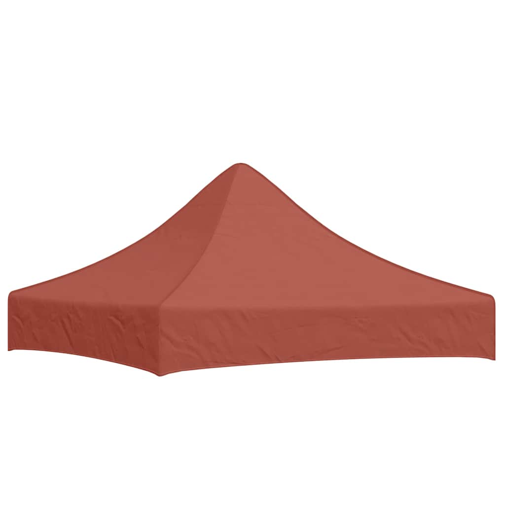 Partyzelt-Dach 2x2 m Terracotta-Rot 270 g/m²