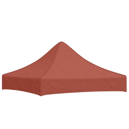 Partyzelt-Dach 2x2 m Terracotta-Rot 270 g/m²