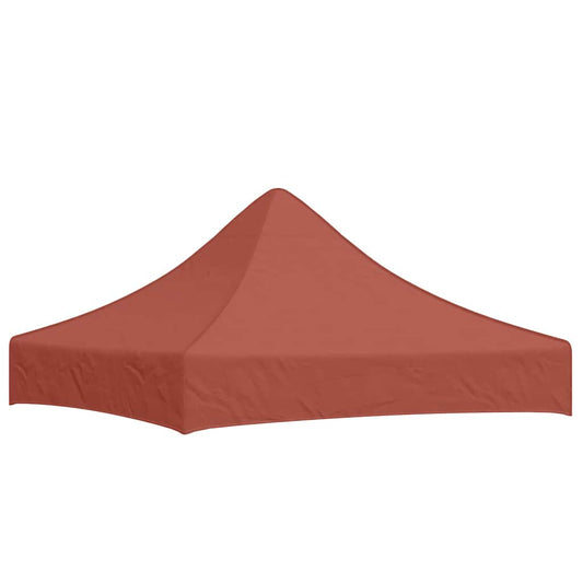 Partyzelt-Dach 2x2 m Terracotta-Rot 270 g/m²