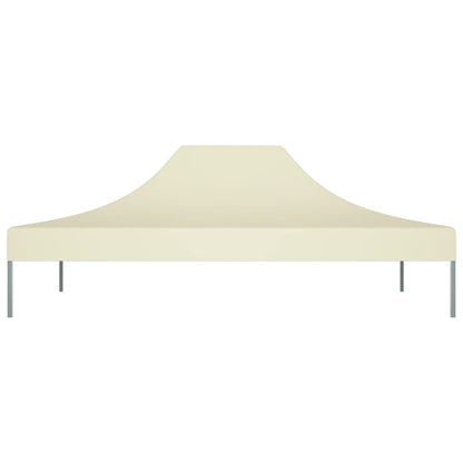 Partyzelt-Dach 4x3 m Creme 270 g/m²