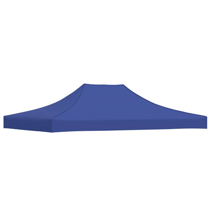 Partyzelt-Dach 4x3 m Blau 270 g/m²