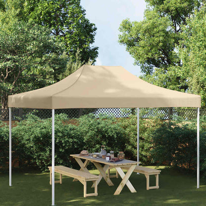 Partyzelt-Dach 4x3 m Beige 270 g/m²