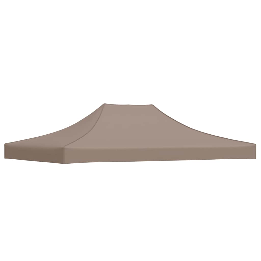Partyzelt-Dach 4x3 m Taupe 270 g/m²